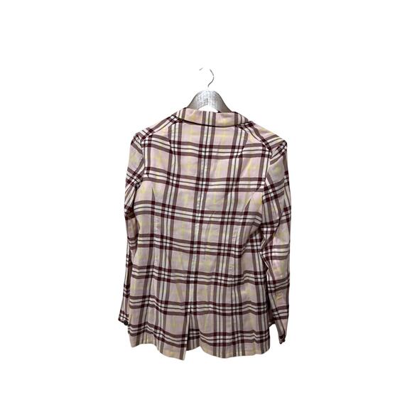 Rag & Bone Margot Single-Breasted Plaid Blazer Size 2 NWOT - Picture 7 of 8